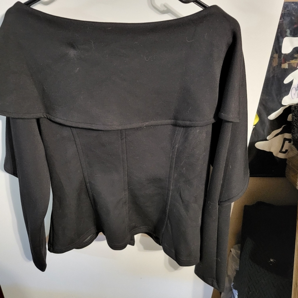 WOMANS OFF SHOULDER BLAZER SZ XL - Picture 2 of 6